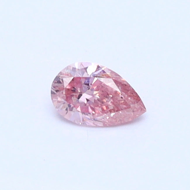 Argyle Pear 0.11ct 6PP SI Certified Loose Pink Diamond From WA